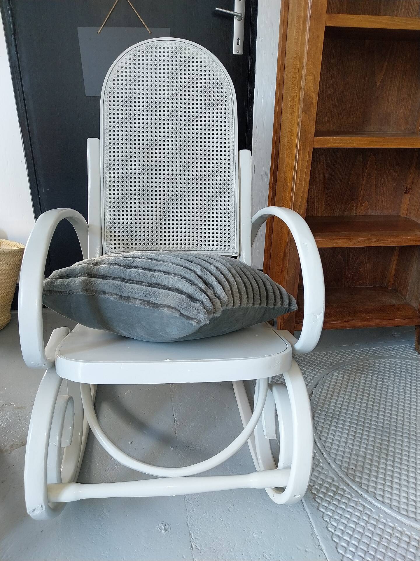 Wooden rocking chair
