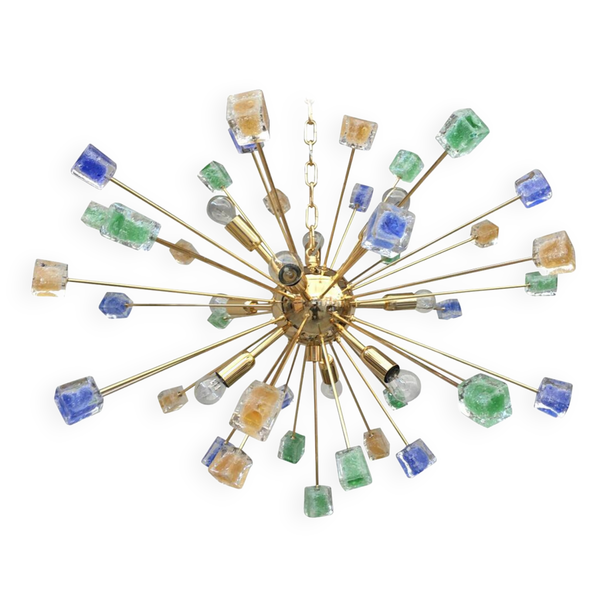 Murano glass sputnik chandelier