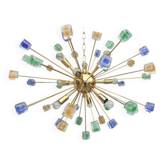 Murano glass sputnik chandelier