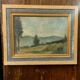 Ennio Cocchi landscape and still life painted on both sides of the panel.