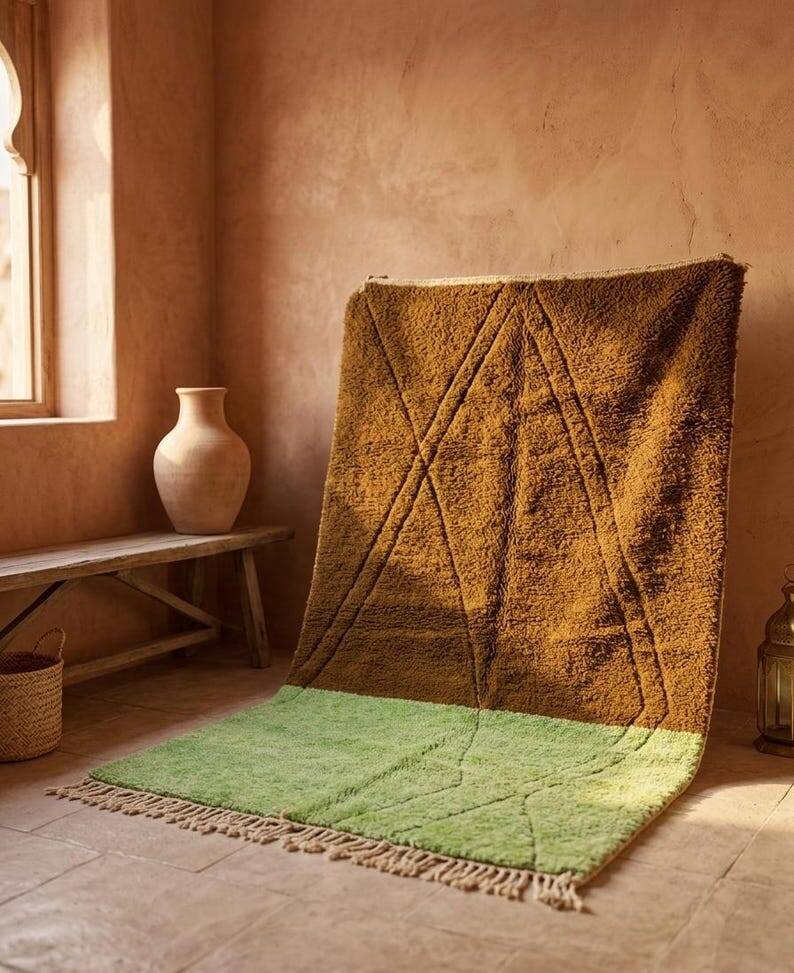 Handmade wool rug 250cm x 150cm