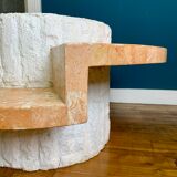 Travertine coffee table Magnussen Ponte