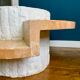 Table basse en travertin Magnussen Ponte