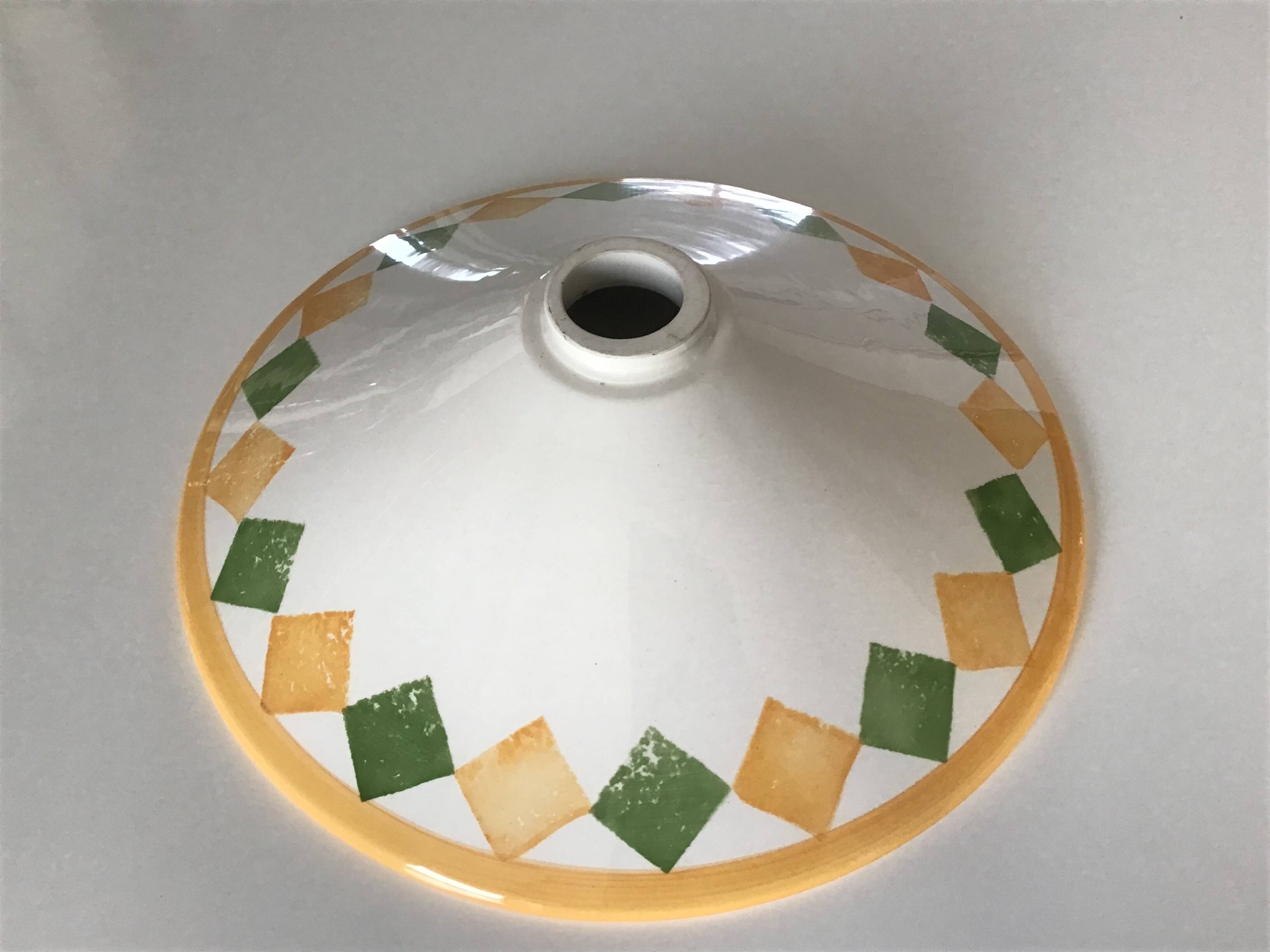 Ceramic pendant lampshade