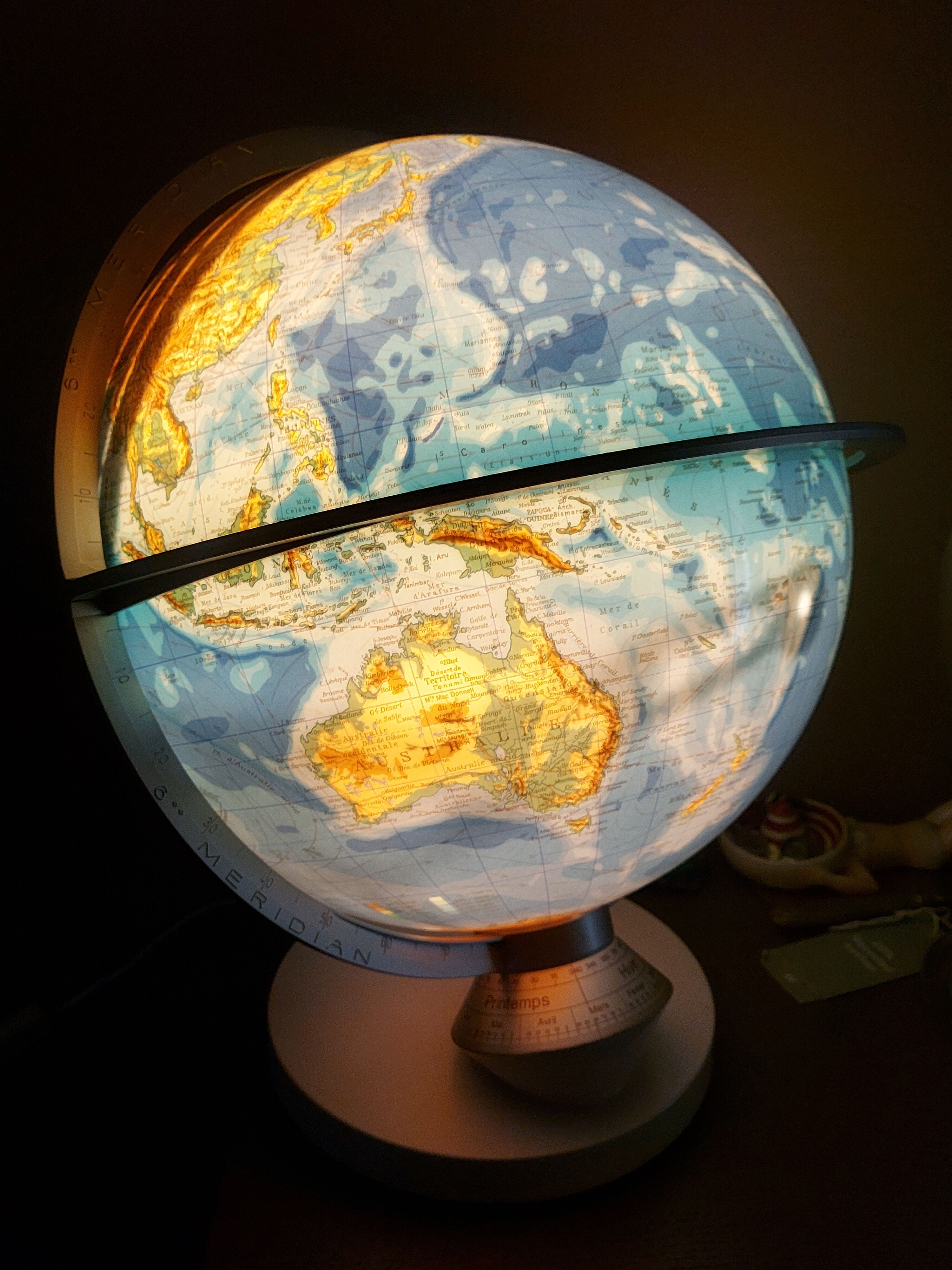 Luminous globe Columbus70'S , Columbus Verlag , Paul Oestergaard