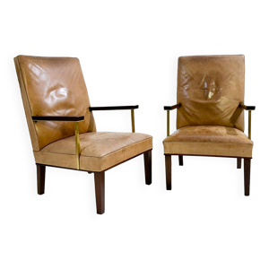 paire de fauteuils modernes
