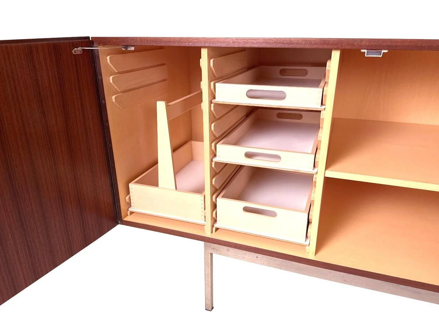 Mid-century teak sideboard B40 by Dieter Waeckerlin for Behr