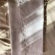 Linen tablecloth hand embroidery monogram an
