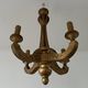 Antique gilded wooden chandelier