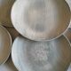 set of 11 Salins Faience Caribbean plates, 60s