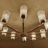 Large Vintage Scandinavian Pendant Light 60s
