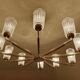 Large Vintage Scandinavian Pendant Light 60s