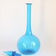 Bouteille de génie bleu, Empoli, Toscane années 1960