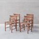 Set of 4 chairs model Dordogne Sentou edition