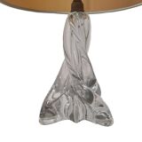 French Crystal Table Lamp By Baccarat, 1950s