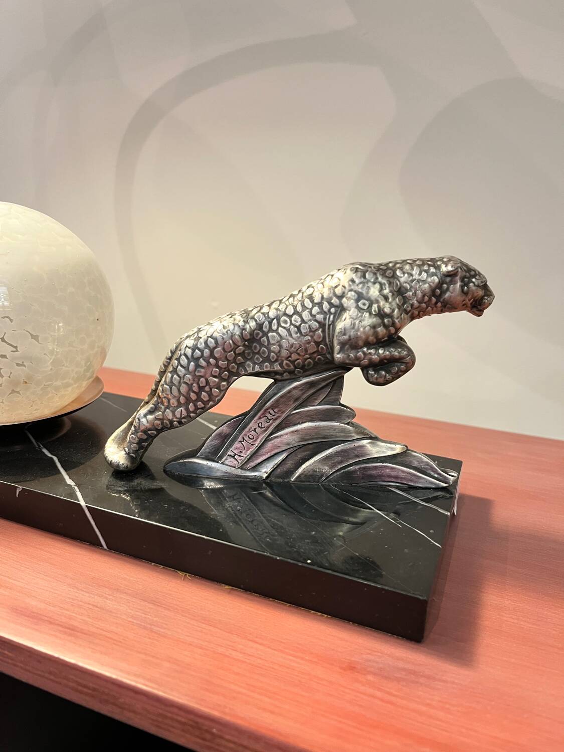 Art Deco lamp Hippolyte Moreau