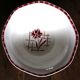 Salad bowl Sylvia Digoin Sarreguemines red flower Art Deco