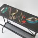 Vintage 1950s side table magazine rack ceramic & steel 50s 1950s music