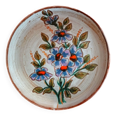 Vallauris 1970, hand-made terracotta plate