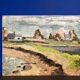 Vintage painting Brittany