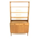 Scandinavian oak library Sweden 1960