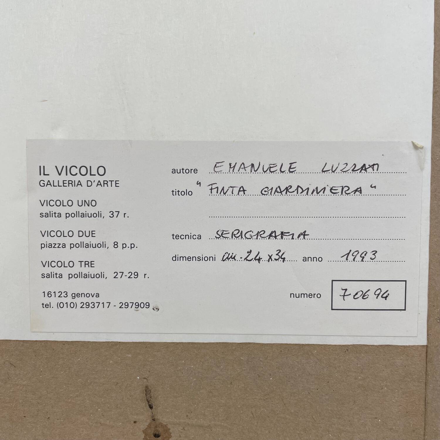 Graphique La Finta Gardiniera par Emanuele Luzzati
