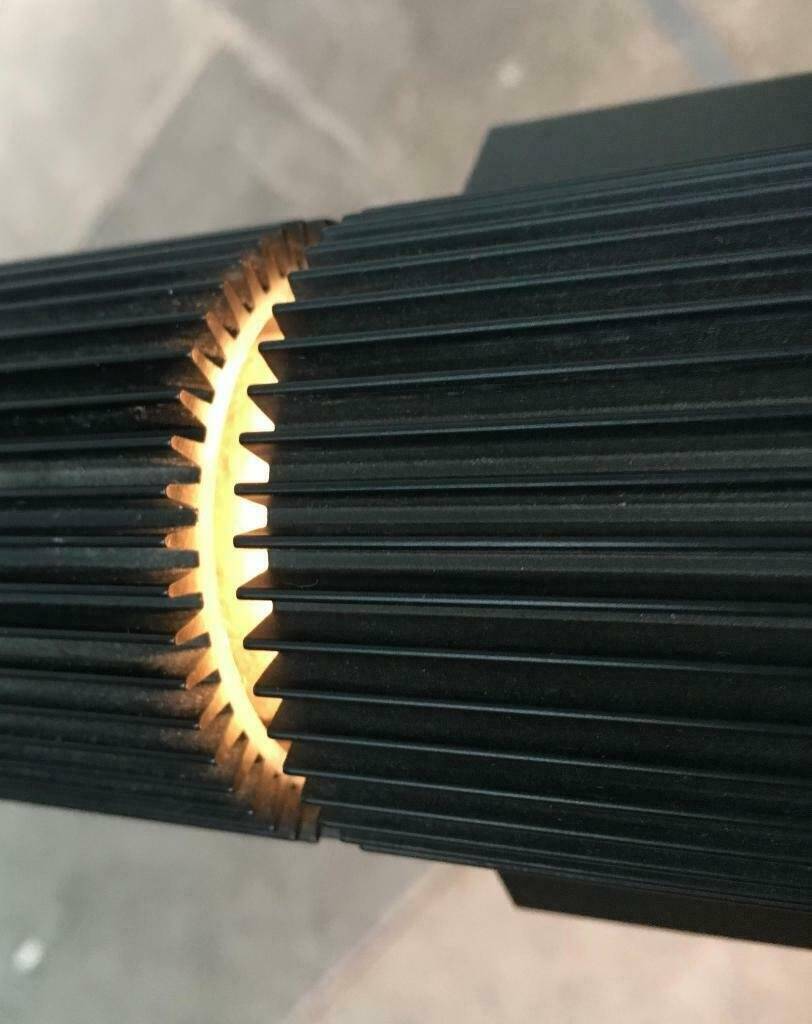 Haloprofile floor lamp from the vintage space age by V. Frauenknecht for Swisslamps International, 1970s.