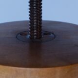 Industrial adjustable piano stool. 1930s