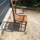 Wooden armchair