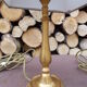 Paire lampes laiton