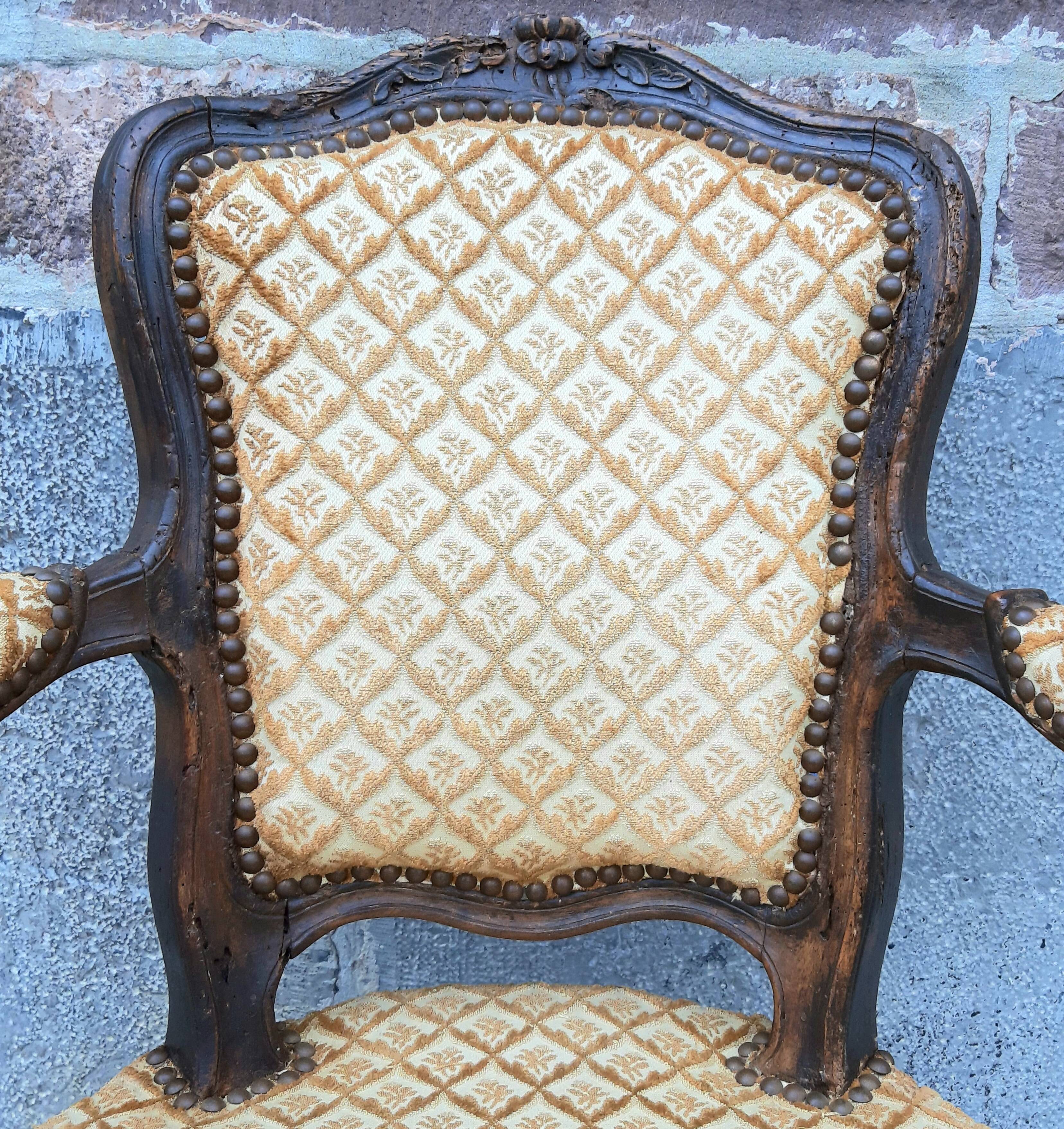 Louis XV Cabriolet armchair