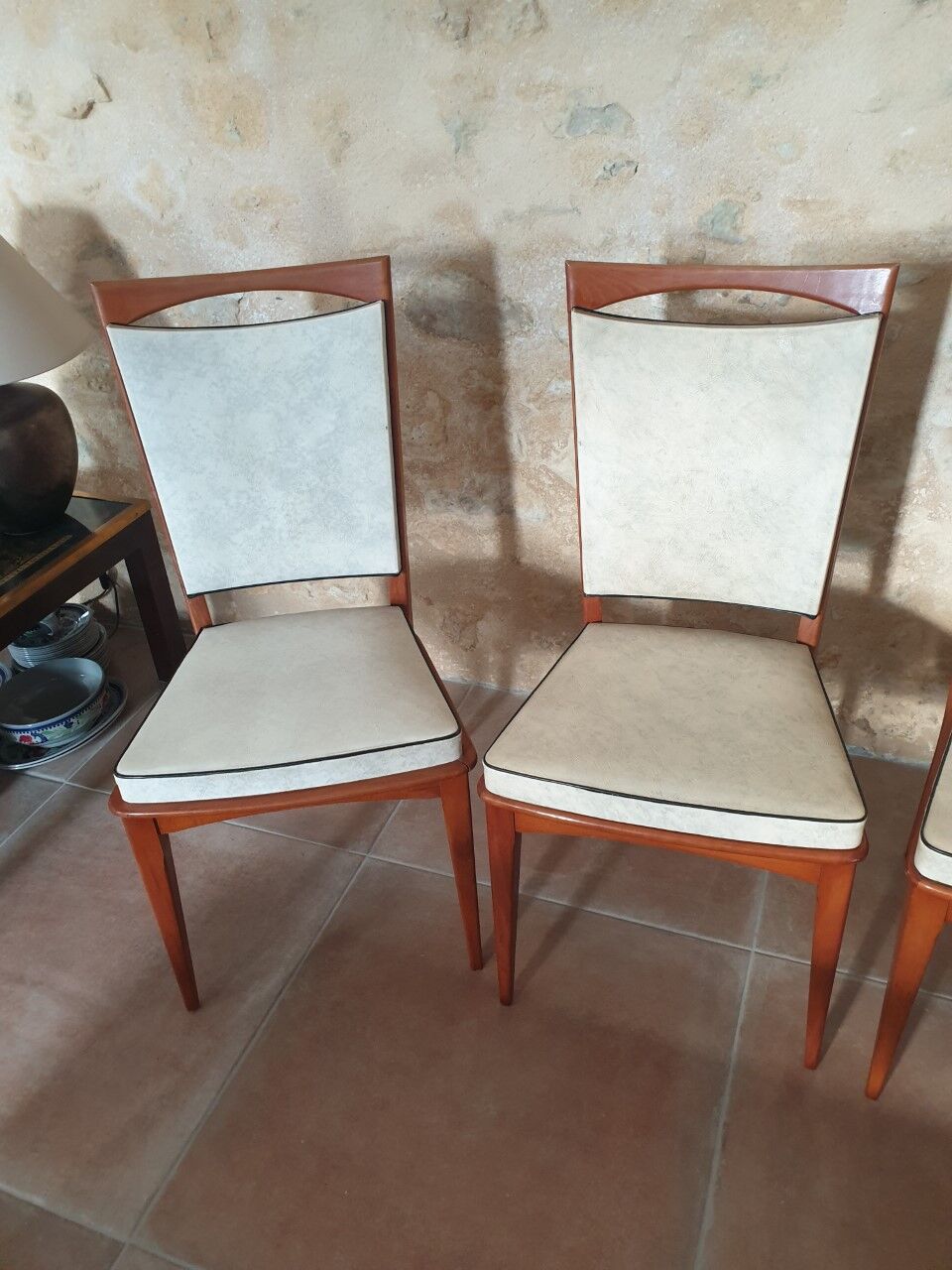 Set of 5 chairs 60s