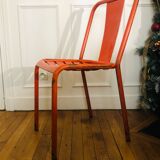 Orange Tolix chair