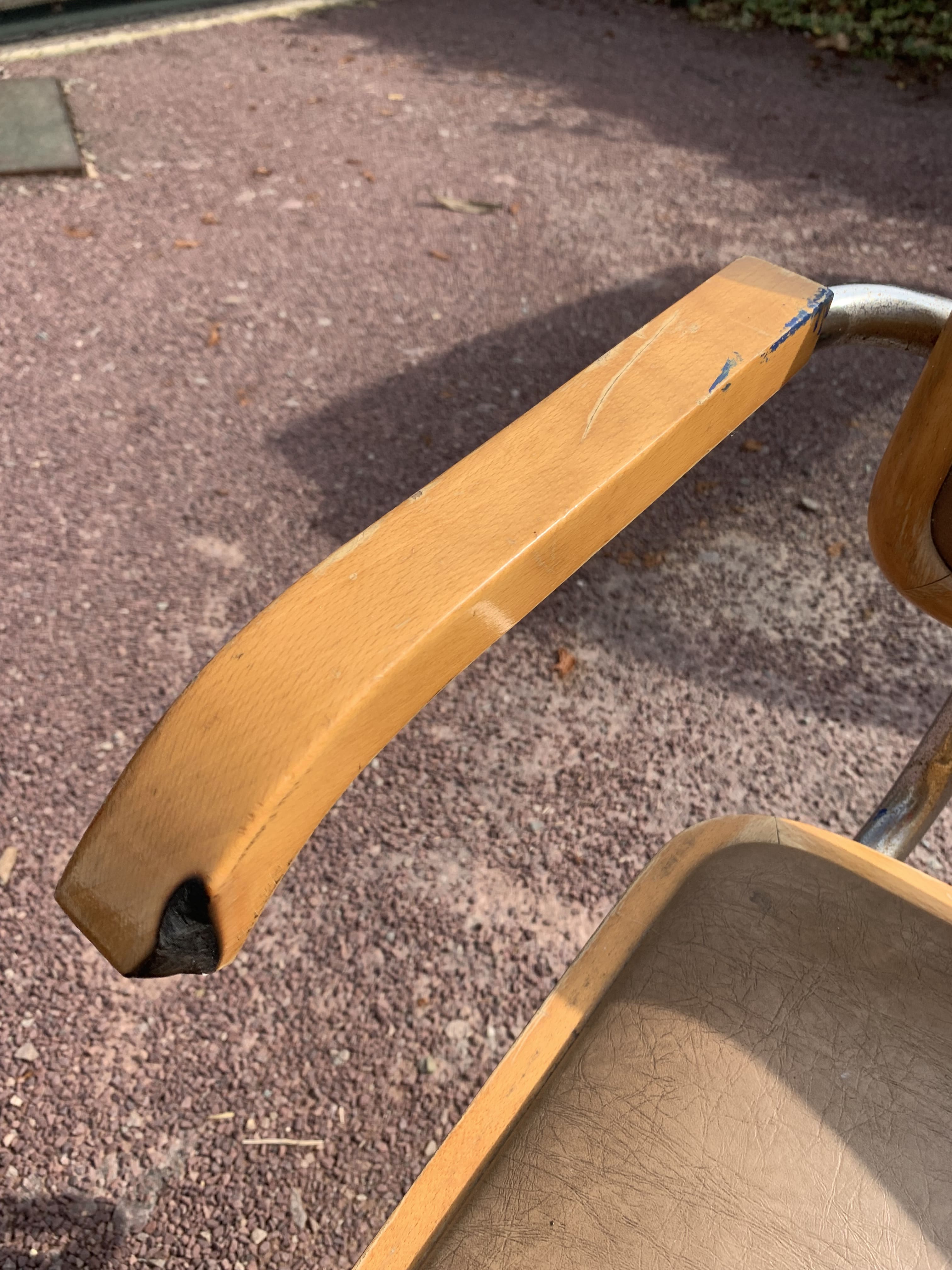 Pair of armchairs B64 by Marcel Breuer