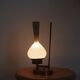 Glass desk lamps, 1950s, set of 2