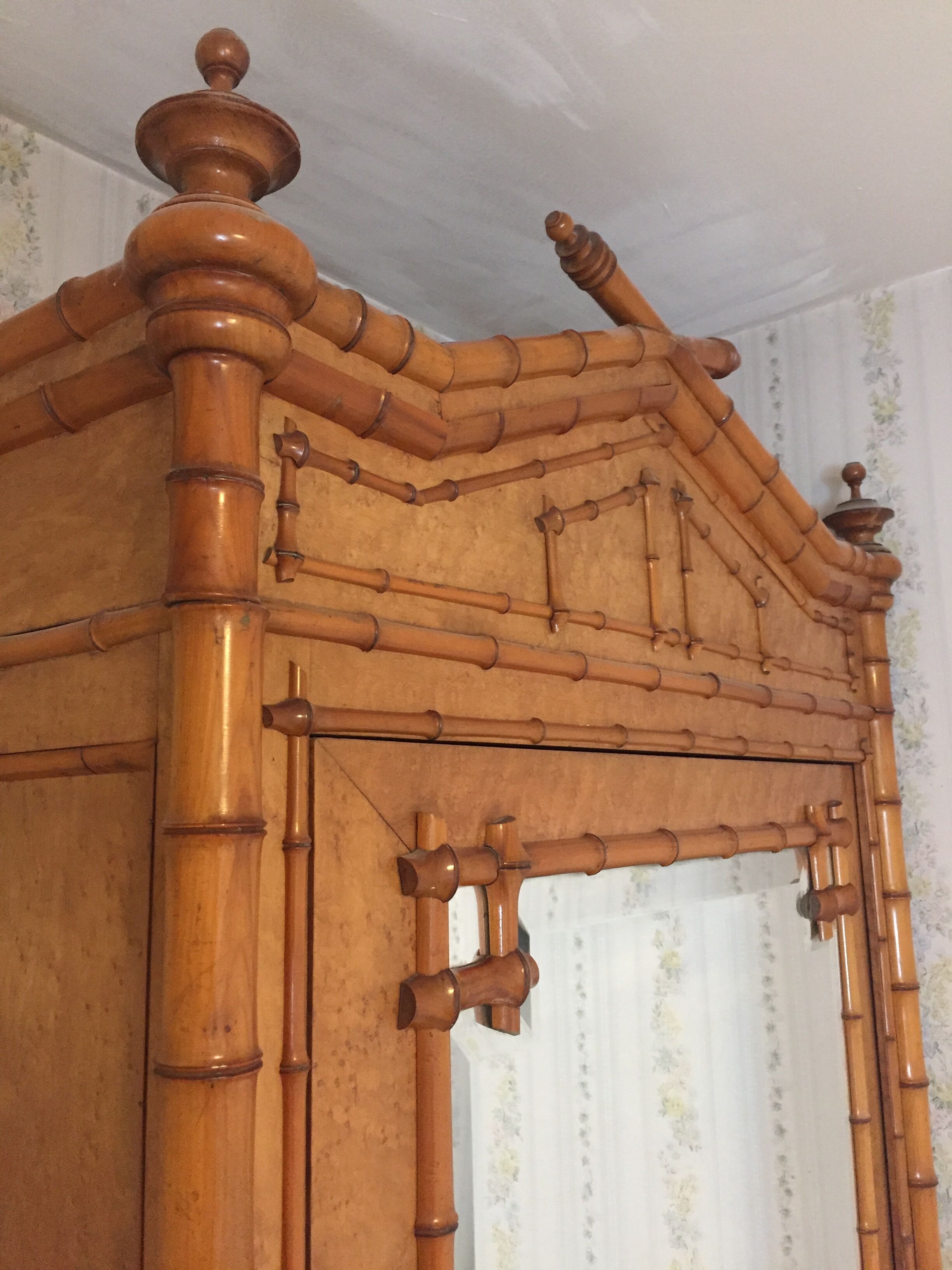 Ice cabinet bamboo collection circa 1870 Napoleon III