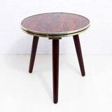 Round formica plant stand pedestal