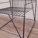 Display metal store shelves