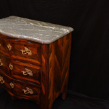 Convenient in-between rosewood marble and golden bronze period Regency