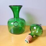 Carafe en verre Empoli 1970