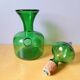 Carafe en verre Empoli 1970