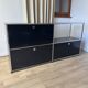 USM Haller chest of drawers in Graphite Black