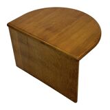 Vintage Side Table In Oak Minimalist 80's Design
