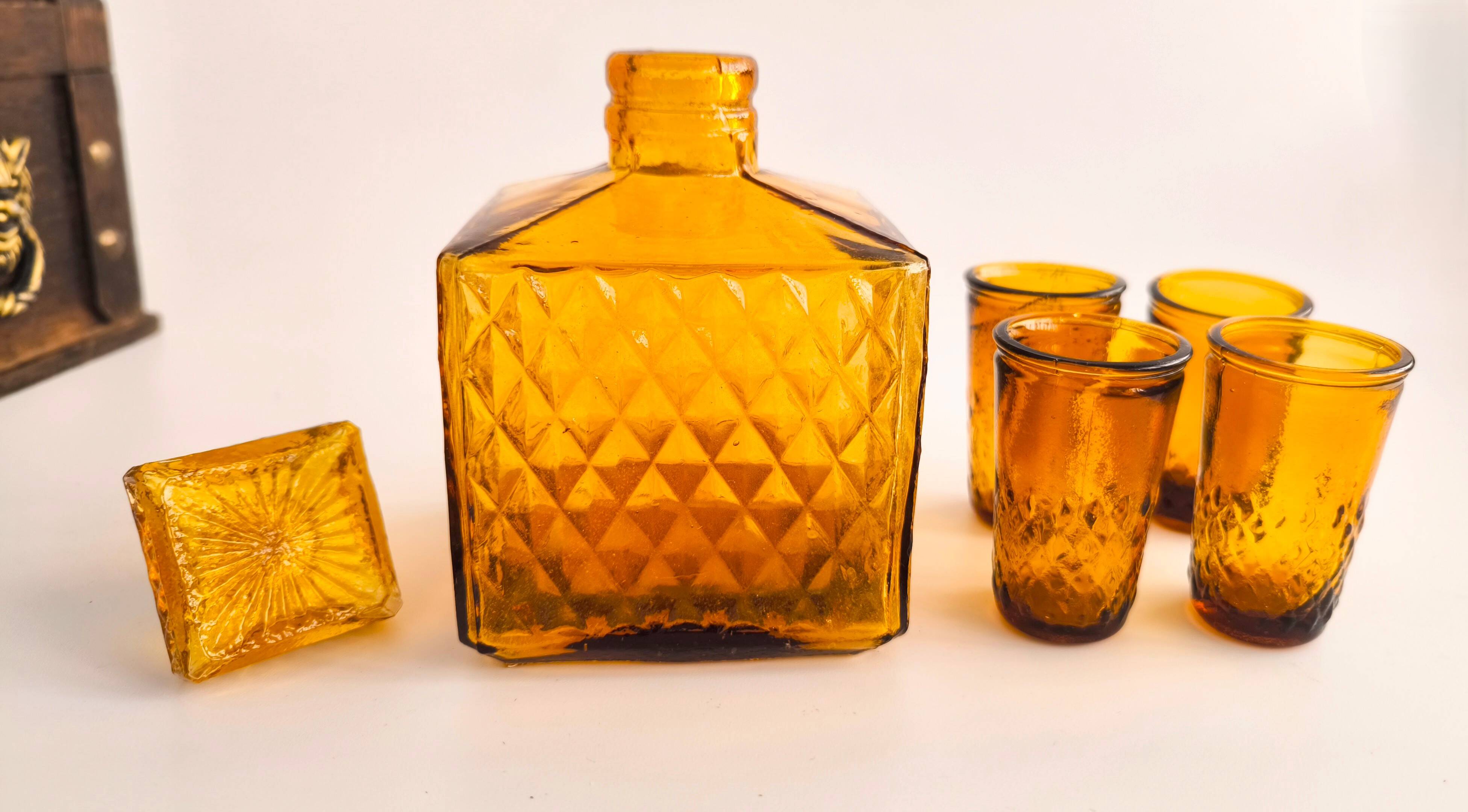 Cofre licorera francés Mid Century