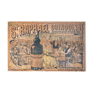 Ancienne affiche St raphael Quinquina