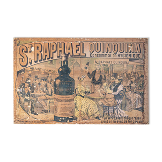 Ancienne affiche St raphael Quinquina