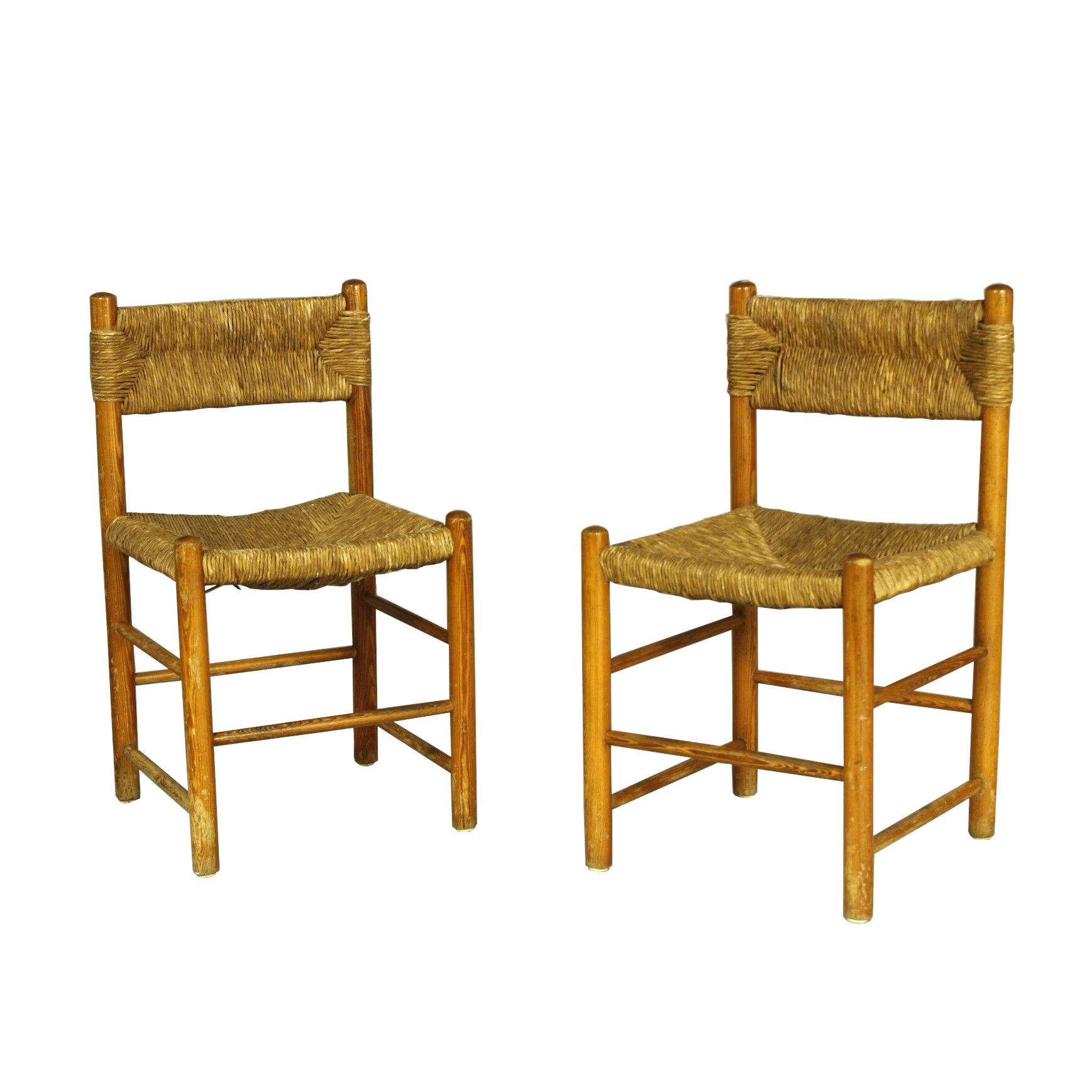 Pair of Dordogne Chairs for Robert Sentou, 1970s