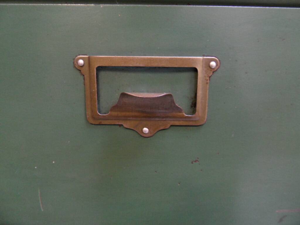 Vintage metal filing cabinet 1950's