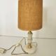 Table lamp with alabaster marble base, vintage 60s.