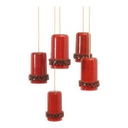 Ceralux cascade lamp by Hans Welling for Ceramano, Germany, 1960s